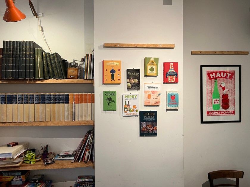Cider and Perry books on the wall