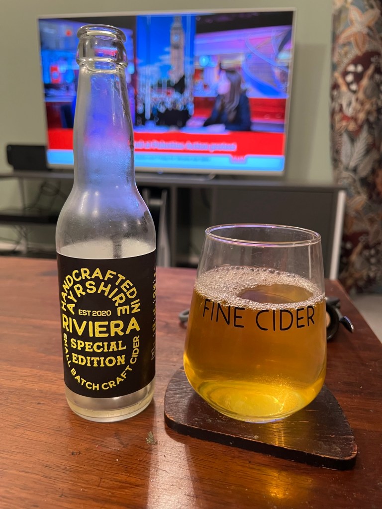 A Bramley cider from Ayrshire Riviera cider