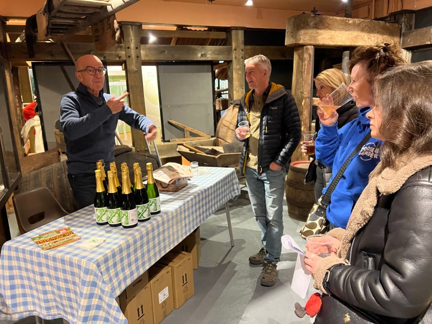 James Marsden in full swing selling bottles of his Thorn perry