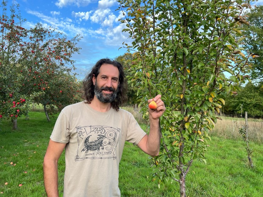 Rob with a Brandy perry pear