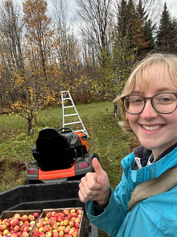 Thumbs up for Eden Cider's harvest