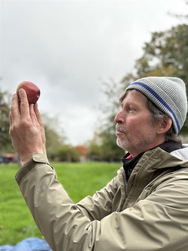 James and his Ellis Bitter apple