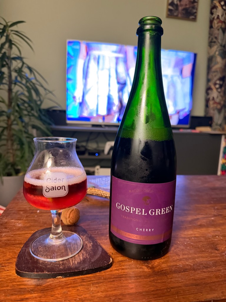 Gospel Green traditional method cherry cider