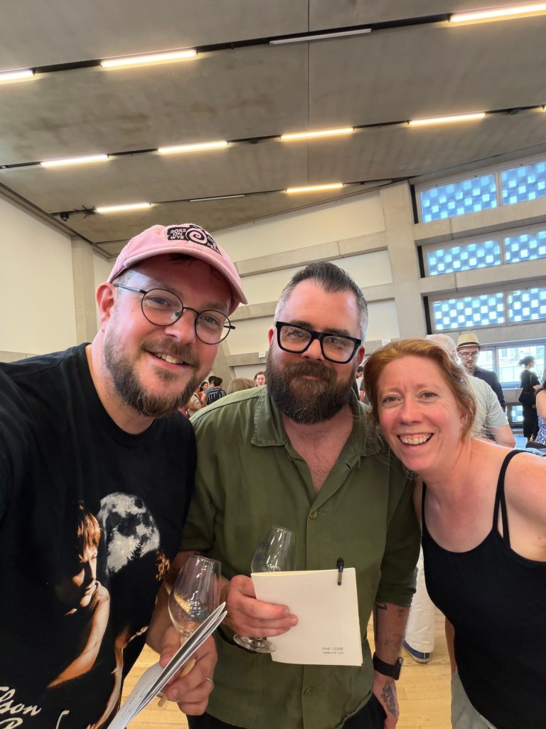 Brett and Jack with Claire of Rull Orchard