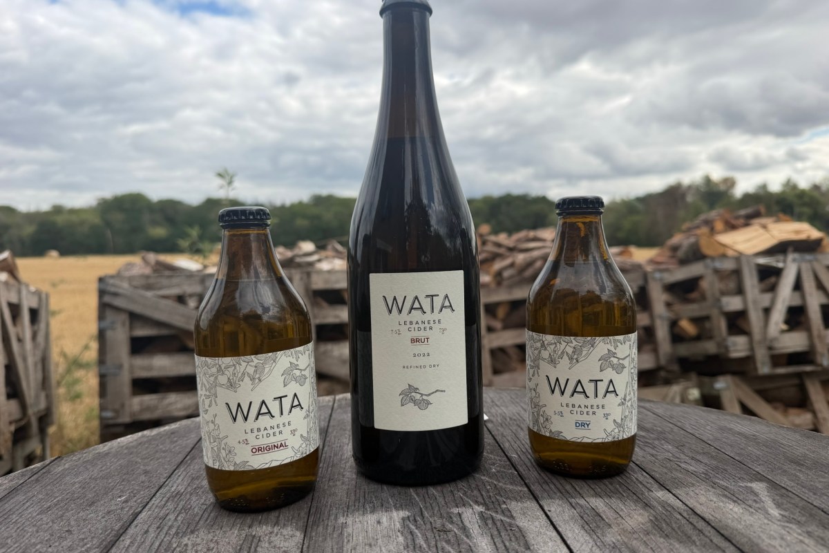 A selection of Wata Cider bottles