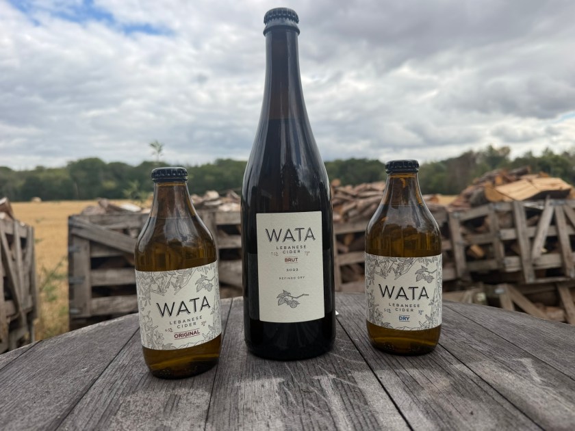 A selection of Wata Cider bottles